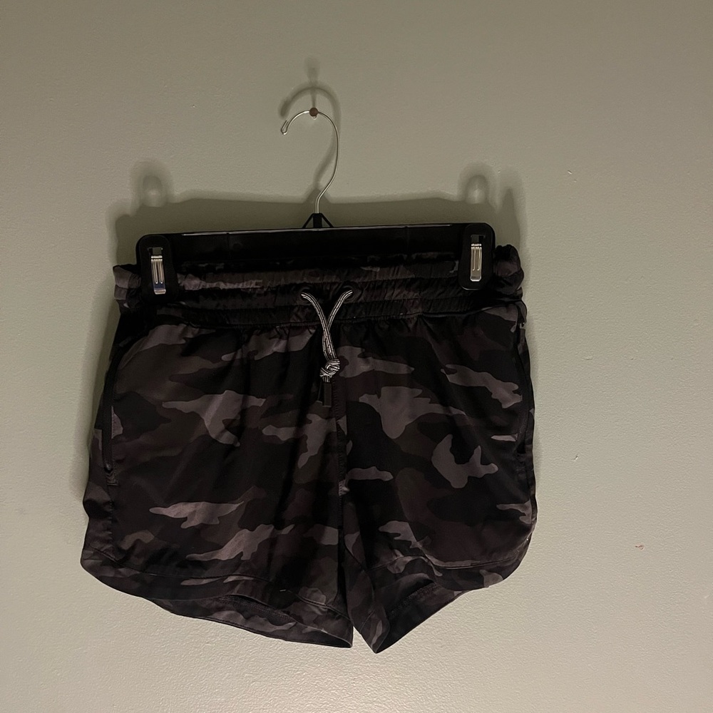 Camo Athleta Girl Shorts.